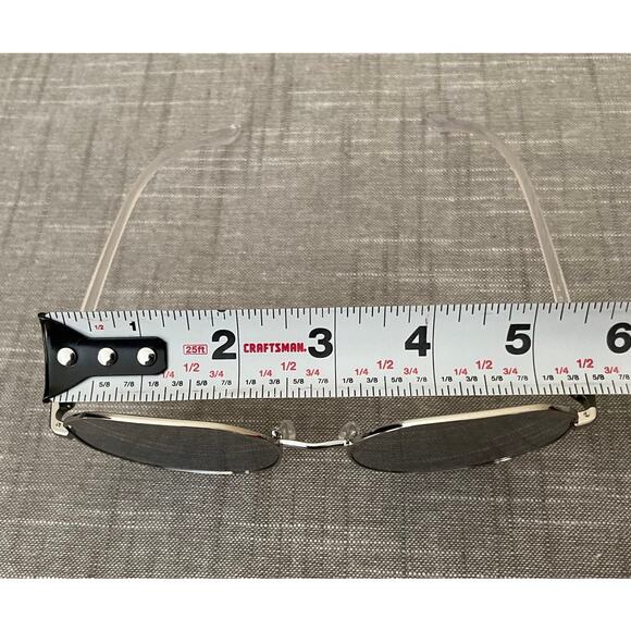 New Michael Korks MK1078 Oahu Womens Silver Clear Sunglasses